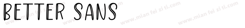 better sans字体转换